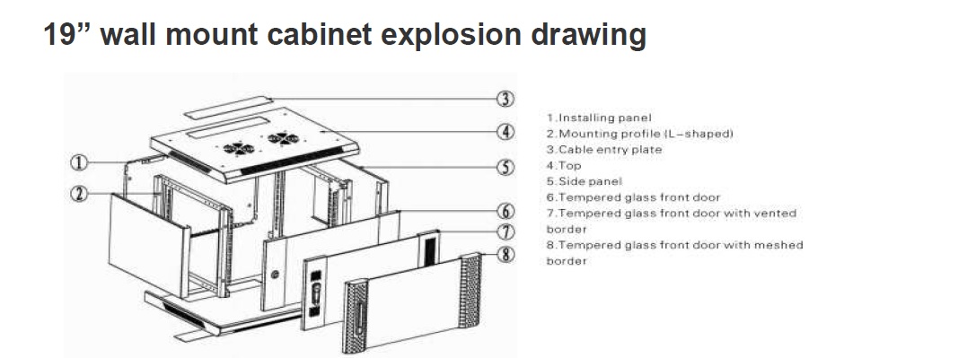 explosion drawing of MS-DB series 